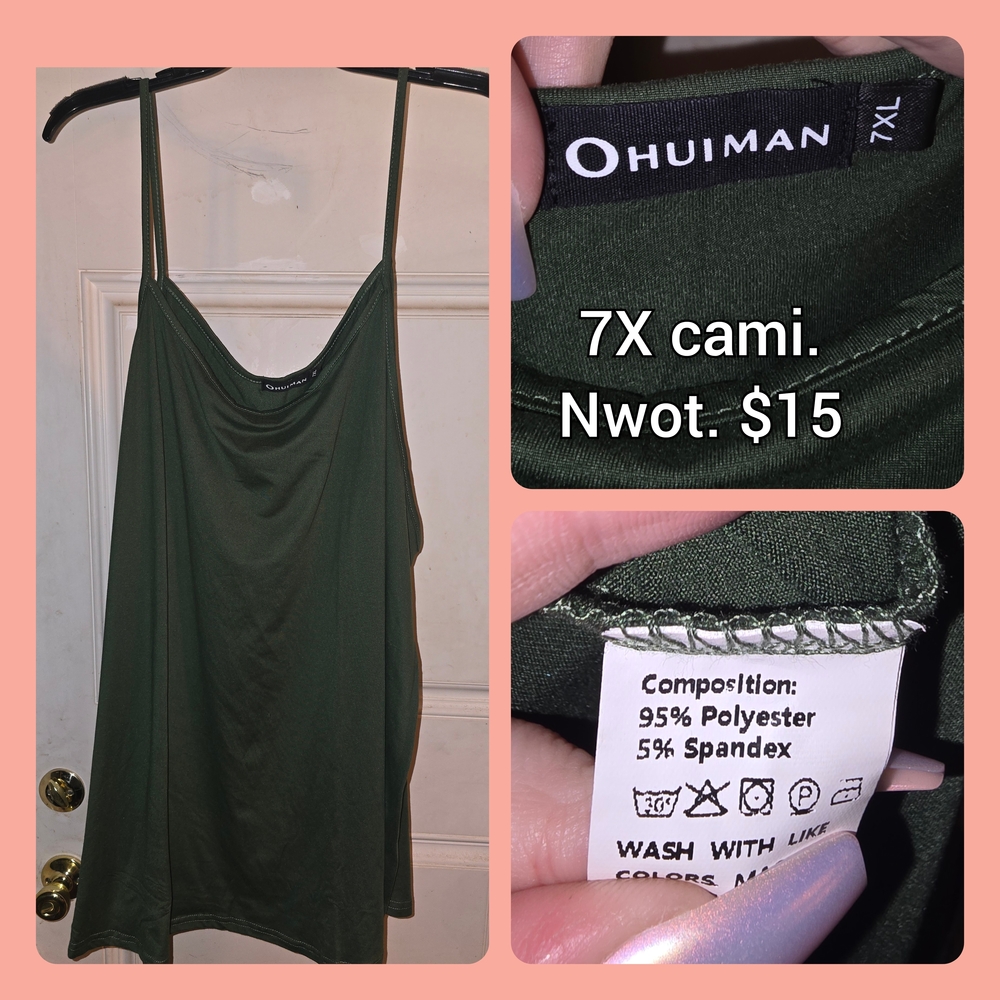 Dark Green Camisole Top